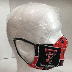Texas tech university cotton face mask.